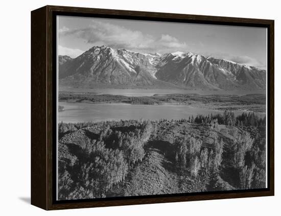 Grand Teton, National Park Wyoming, Geology, Geological 1933-1942-Ansel Adams-Framed Stretched Canvas