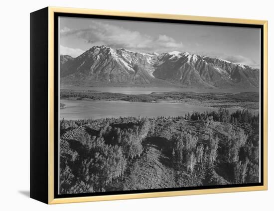 Grand Teton, National Park Wyoming, Geology, Geological 1933-1942-Ansel Adams-Framed Stretched Canvas