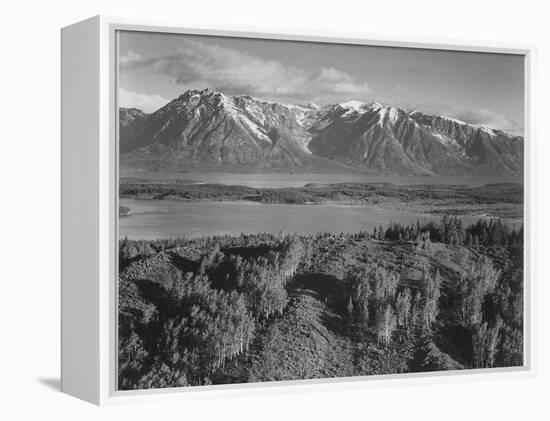 Grand Teton, National Park Wyoming, Geology, Geological 1933-1942-Ansel Adams-Framed Stretched Canvas