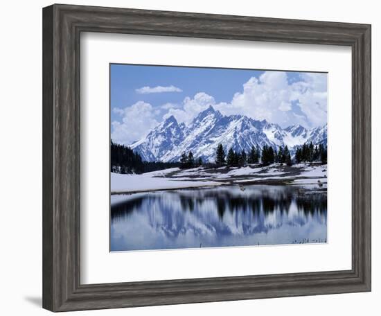 Grand Teton Reflected in Lake-Chris Rogers-Framed Photographic Print