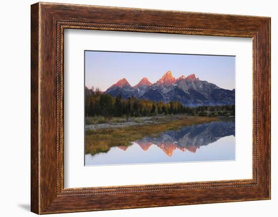 Grand Tetons at Sunrise, Grand Teton National Park, Wyoming, USA-Michel Hersen-Framed Photographic Print