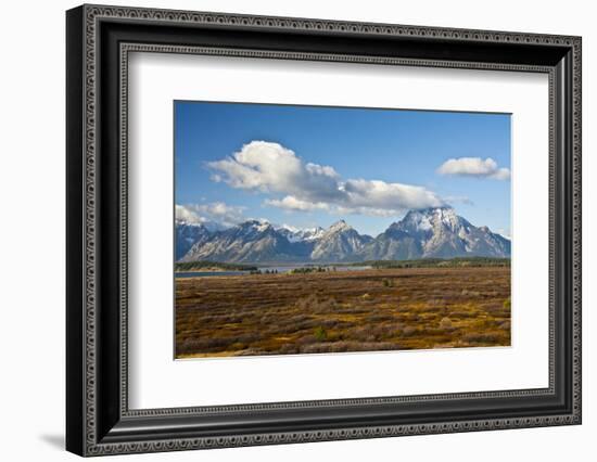 Grand Tetons, Autumn, Jackson Lake, Grand Teton NP, Wyoming-Michel Hersen-Framed Photographic Print