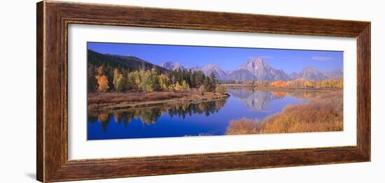 Grand Tetons Reflected in Oxbow Bend, Wyoming-null-Framed Photographic Print