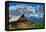 Grand Tetons, Wyoming: an Old Barn Located in the Historic District of Jackson Hole-Brad Beck-Framed Premier Image Canvas