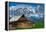 Grand Tetons, Wyoming: an Old Barn Located in the Historic District of Jackson Hole-Brad Beck-Framed Premier Image Canvas