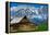 Grand Tetons, Wyoming: an Old Barn Located in the Historic District of Jackson Hole-Brad Beck-Framed Premier Image Canvas