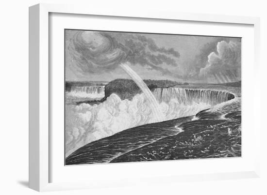 'Grand View of the Horseshoe (Canadian) and American Falls', 1883-Unknown-Framed Giclee Print