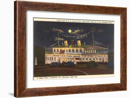 Grand View Point Hotel, Bedford, Pennsylvania-null-Framed Art Print