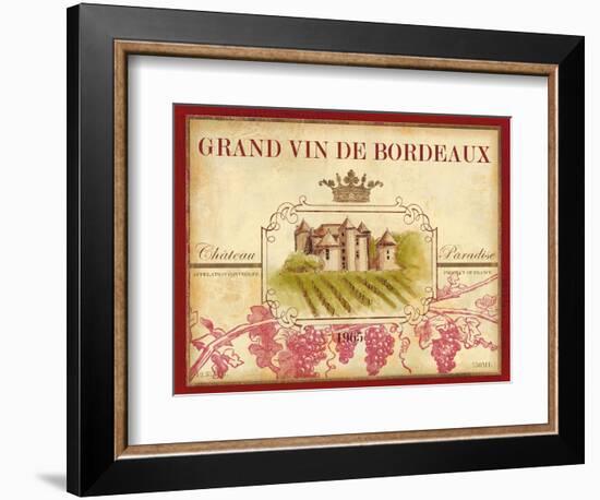 Grand Vin De Bordeaux-Devon Ross-Framed Art Print