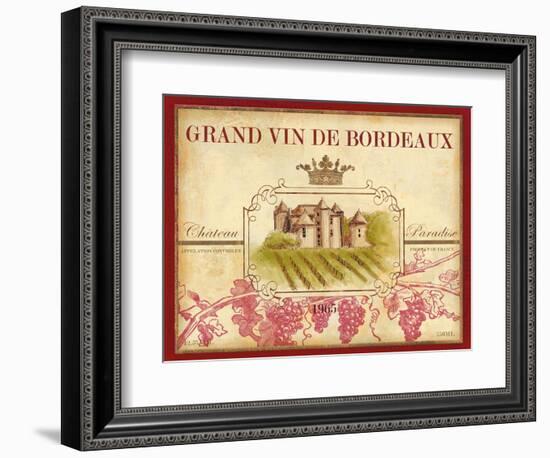 Grand Vin De Bordeaux-Devon Ross-Framed Art Print