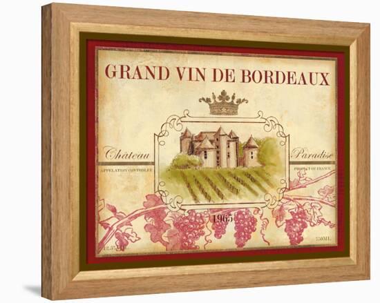 Grand Vin De Bordeaux-Devon Ross-Framed Stretched Canvas