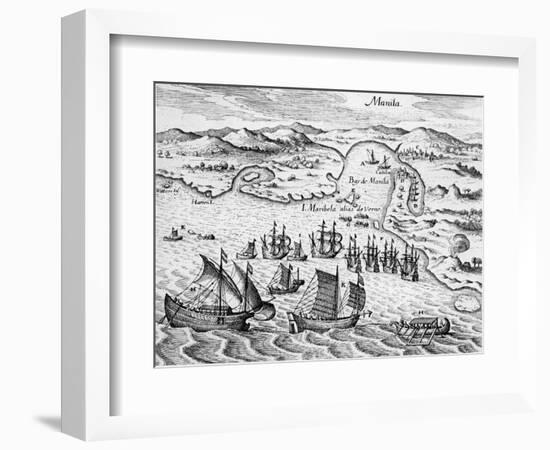 Grand Voyages, 1591-Theodore de Bry-Framed Giclee Print