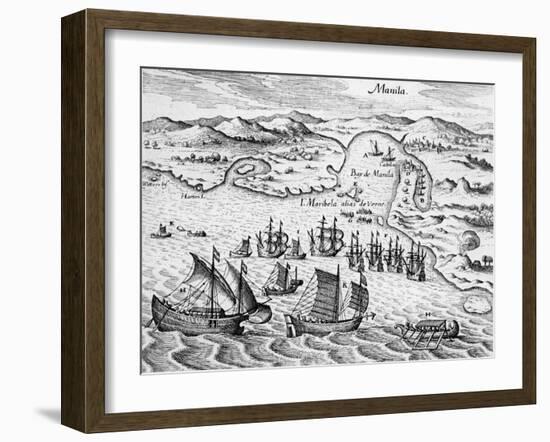 Grand Voyages, 1591-Theodore de Bry-Framed Giclee Print