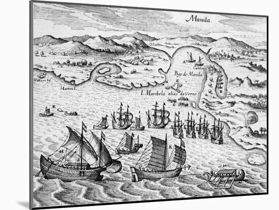 Grand Voyages, 1591-Theodore de Bry-Mounted Giclee Print