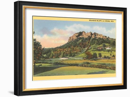 Grandad Bluff, La Crosse, Wisconsin-null-Framed Art Print