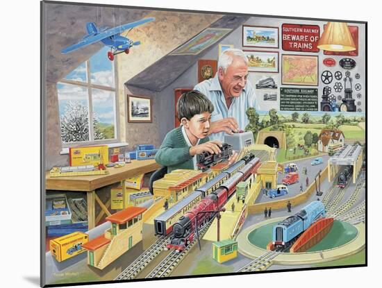 Grandad's Attic-Trevor Mitchell-Mounted Giclee Print