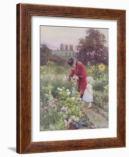 Grandad's Garden-Rose Maynard Barton-Framed Giclee Print