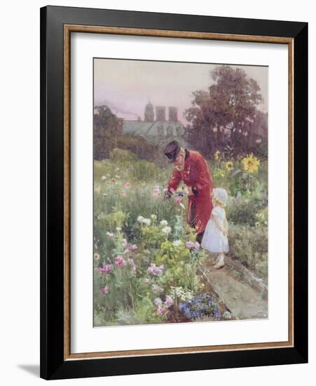 Grandad's Garden-Rose Maynard Barton-Framed Giclee Print