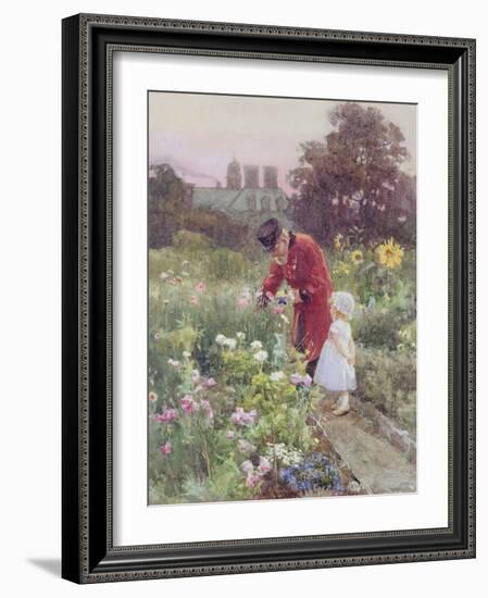 Grandad's Garden-Rose Maynard Barton-Framed Giclee Print