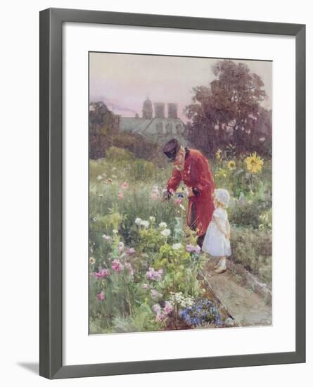 Grandad's Garden-Rose Maynard Barton-Framed Giclee Print