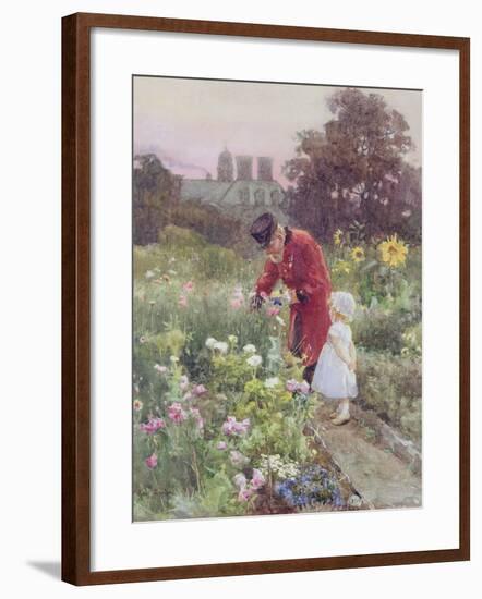 Grandad's Garden-Rose Maynard Barton-Framed Giclee Print