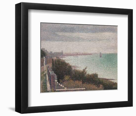 Grandcamp, Evening, 1885-Georges Seurat-Framed Art Print