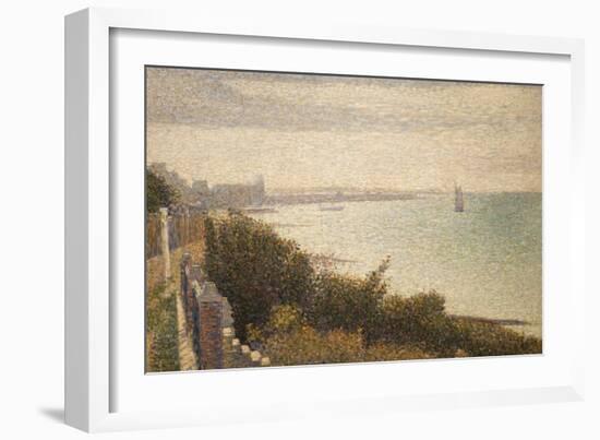 Grandcamp, Evening-Georges Seurat-Framed Art Print