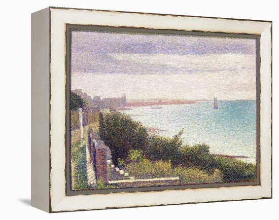 Grandcamp, Un Soir (Grandcamp, Evening)-Georges Seurat-Framed Premier Image Canvas