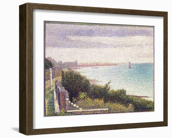 Grandcamp, Un Soir (Grandcamp, Evening)-Georges Seurat-Framed Giclee Print