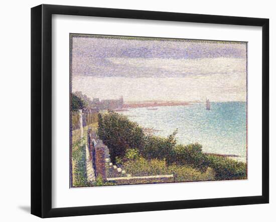 Grandcamp, Un Soir (Grandcamp, Evening)-Georges Seurat-Framed Giclee Print