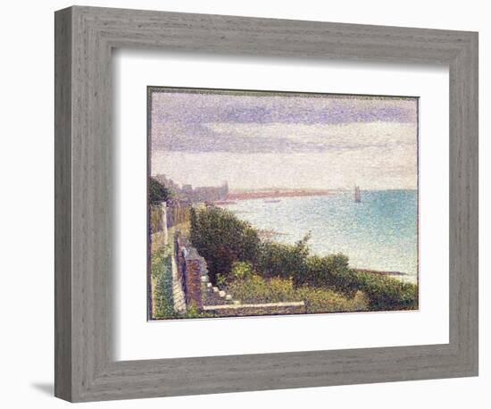 Grandcamp, Un Soir (Grandcamp, Evening)-Georges Seurat-Framed Giclee Print