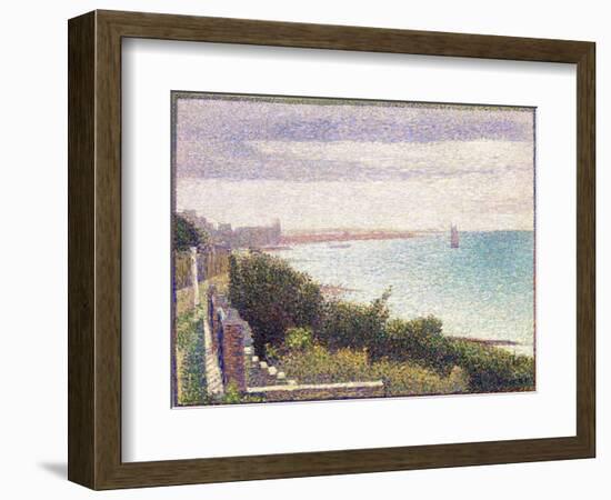 Grandcamp, Un Soir (Grandcamp, Evening)-Georges Seurat-Framed Giclee Print