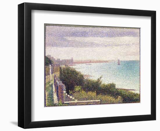 Grandcamp, Un Soir (Grandcamp, Evening)-Georges Seurat-Framed Giclee Print