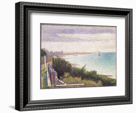 Grandcamp, Un Soir (Grandcamp, Evening)-Georges Seurat-Framed Giclee Print