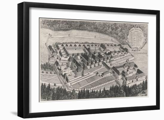 Grande Chartreuse, Aerial-null-Framed Art Print