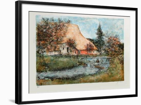 Grande Ferme De Montagne-Bernard Gantner-Framed Limited Edition