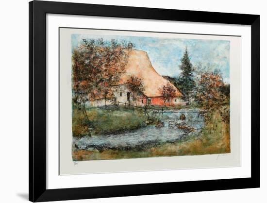 Grande Ferme De Montagne-Bernard Gantner-Framed Limited Edition