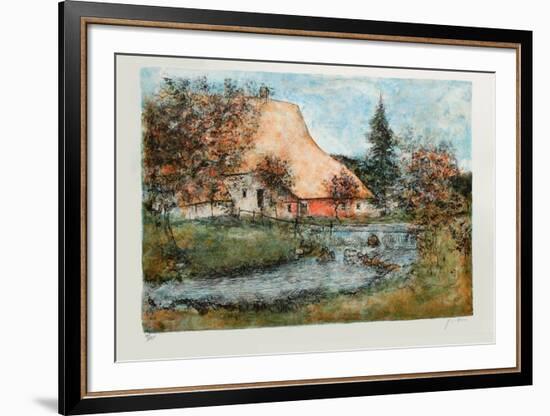 Grande Ferme De Montagne-Bernard Gantner-Framed Limited Edition