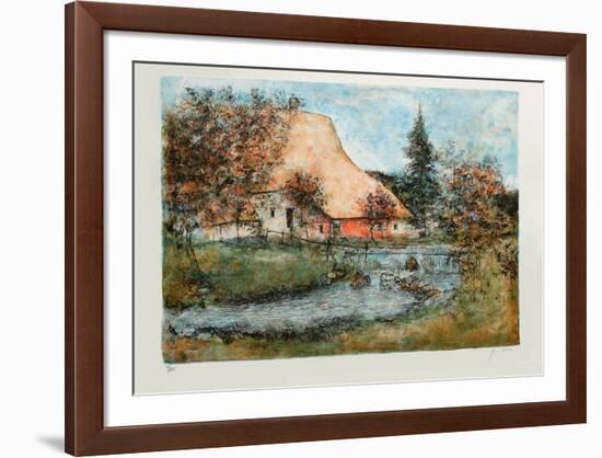 Grande Ferme De Montagne-Bernard Gantner-Framed Limited Edition