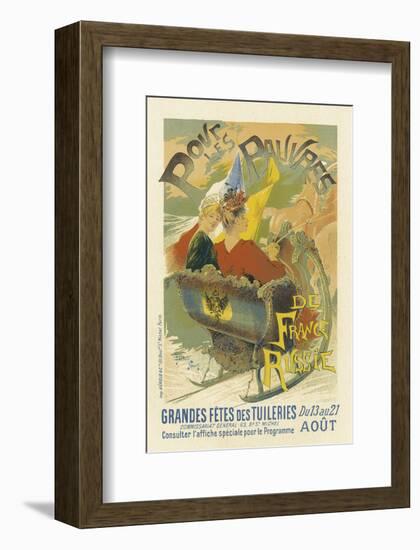 Grande Fete Des Tuileries Pour Les Pauvres De France Russie-Gaston Noury-Framed Art Print