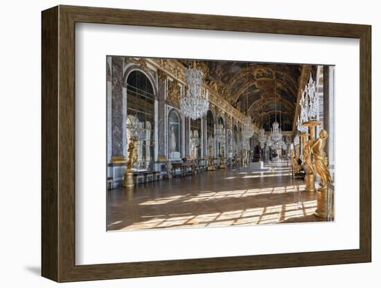 Grande Galerie or Galerie Des Glaces (The Hall of Mirrors) in Palace of Versailles-null-Framed Photographic Print