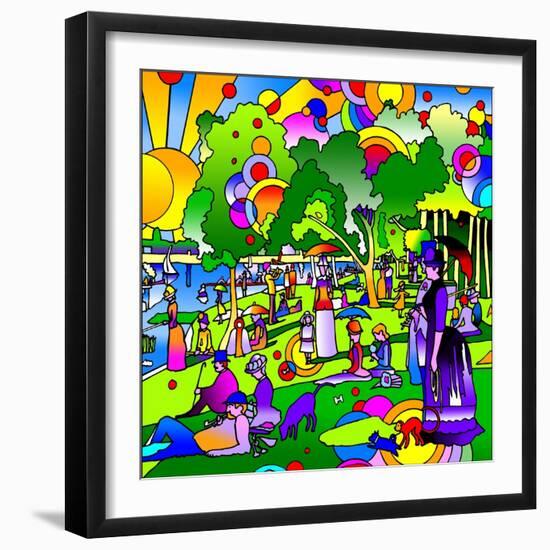 Grande Jatte-Howie Green-Framed Giclee Print