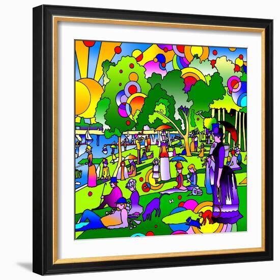 Grande Jatte-Howie Green-Framed Giclee Print