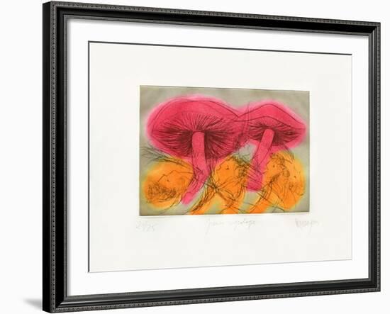 Grande Mycologie-Jean Messagier-Framed Limited Edition