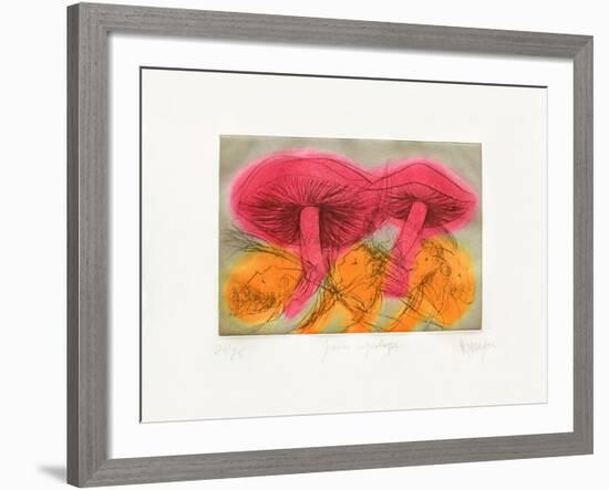 Grande Mycologie-Jean Messagier-Framed Limited Edition