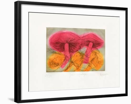 Grande Mycologie-Jean Messagier-Framed Limited Edition