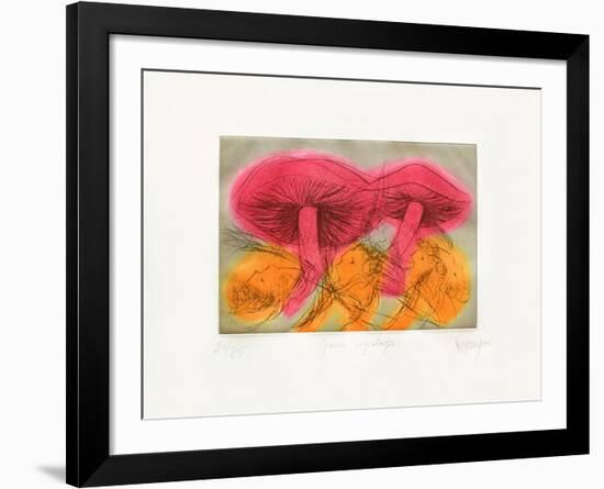 Grande Mycologie-Jean Messagier-Framed Limited Edition