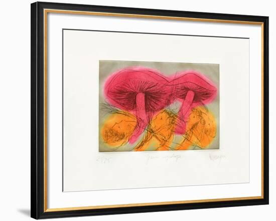 Grande Mycologie-Jean Messagier-Framed Limited Edition