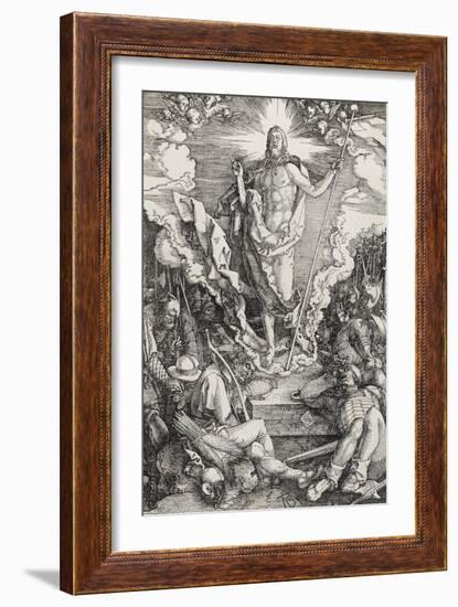 Grande passion - La résurrection du Christ-Albrecht Dürer-Framed Giclee Print