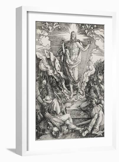 Grande passion - La résurrection du Christ-Albrecht Dürer-Framed Giclee Print